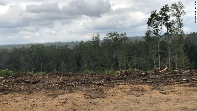 Land purchased by the Freedom Georgia Initiative in Wilkinson County, Georgia.