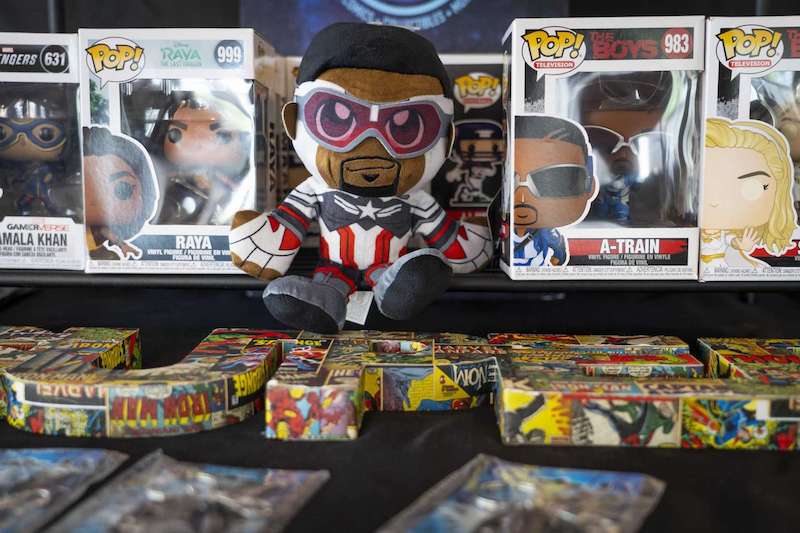 Funko Star Wars collectibles are on sale at the pop-up location of Gulfcoast Cosmos comic shop at the corner of Emancipation Boulevard and Elgin Street on Saturday, July 24, 2021, in Houston.  Mark Mulligan, Houston Chronicle / Staff photographer