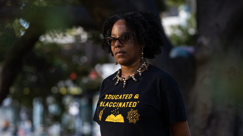 Monica McLemore, an associate professor of family health care nursing at UCSF, studies reproductive health and rights in marginalized communities. CONSTANZA HEVIA FOR STAT