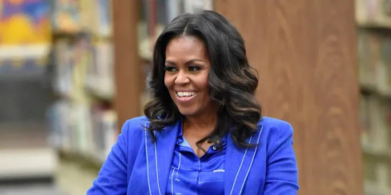Former first lady Michelle Obama.Rob Grabowski/AP