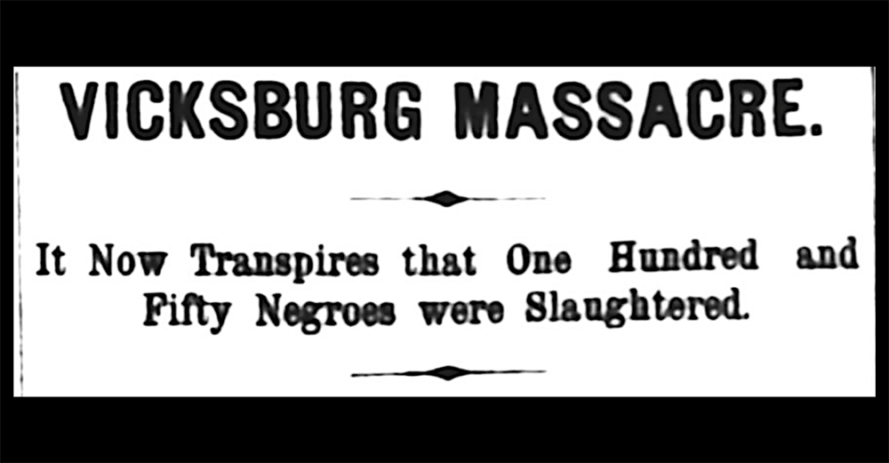 vicksburg massacre news clip