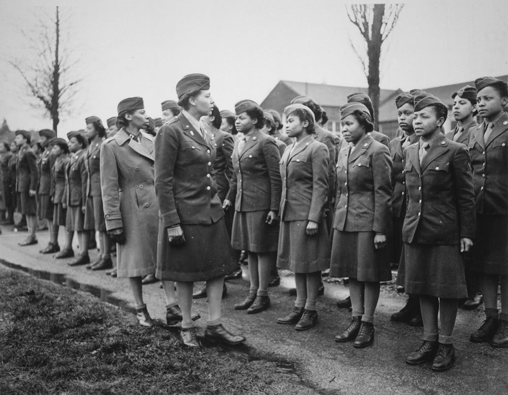 The 6888th Battalion was led by 26-year-old Major Charity Adams Earley, the first Black woman to become an officer in the Women’s Army Corps.