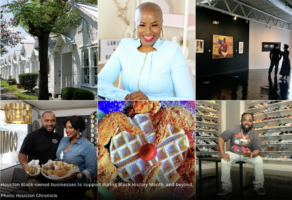 houston chronicle black owned businesses collage