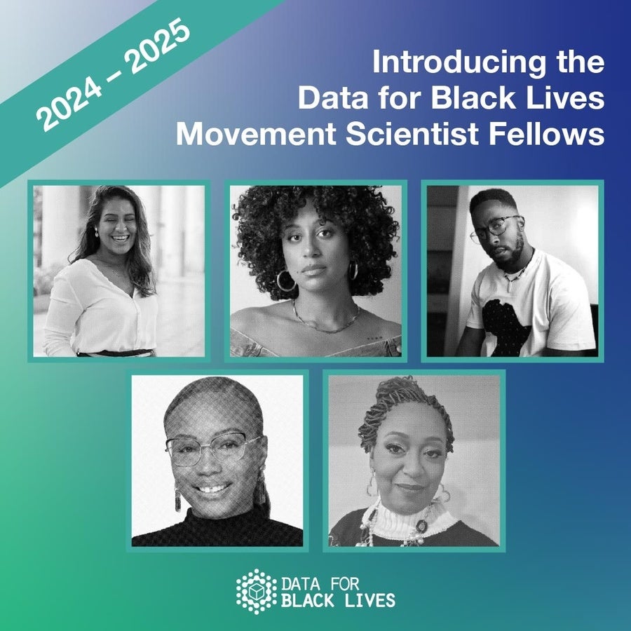 Image of D4BL Movement Scientist Fellows