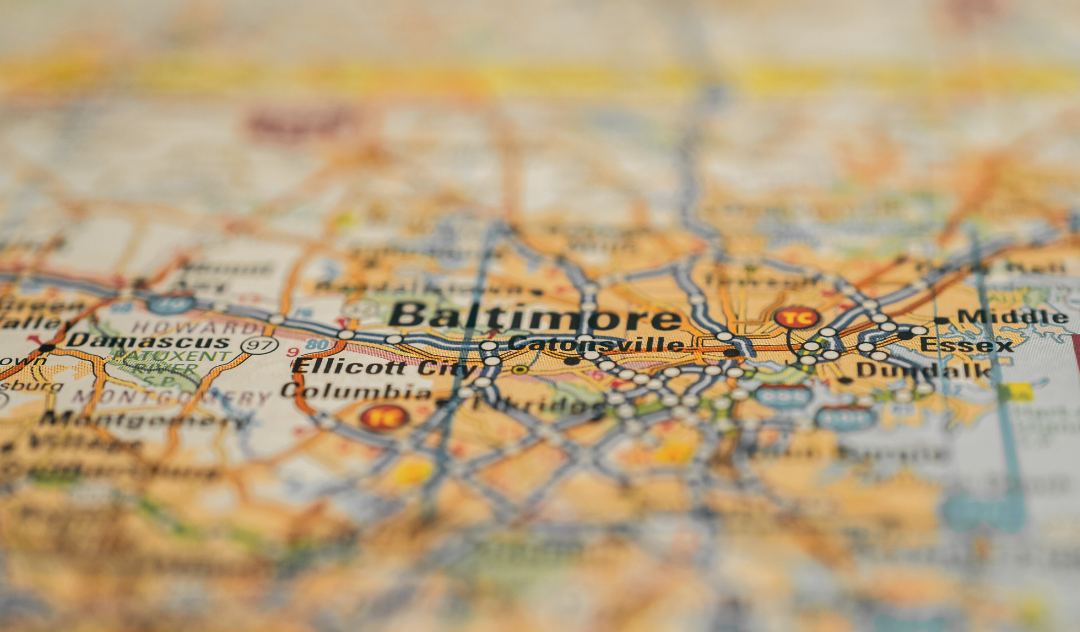 Map of Baltimore