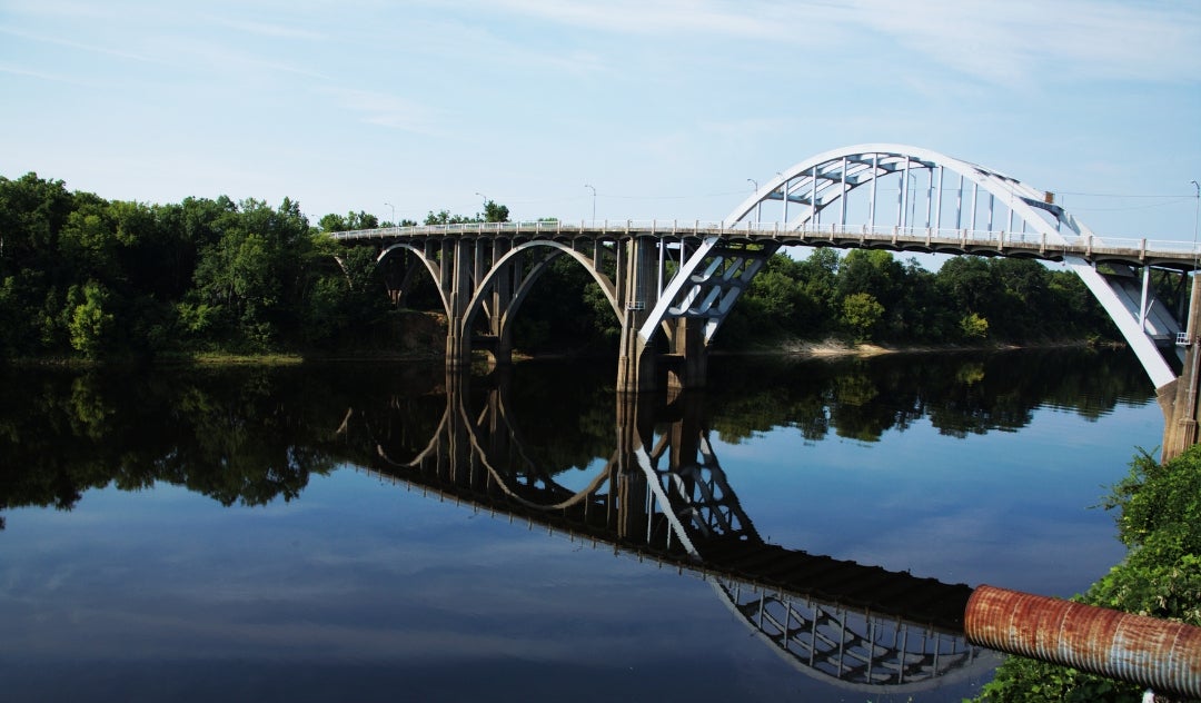 The Edmund Pettus Bridge in Selma, Alabama. Rice University Sociology RARE Workgroup