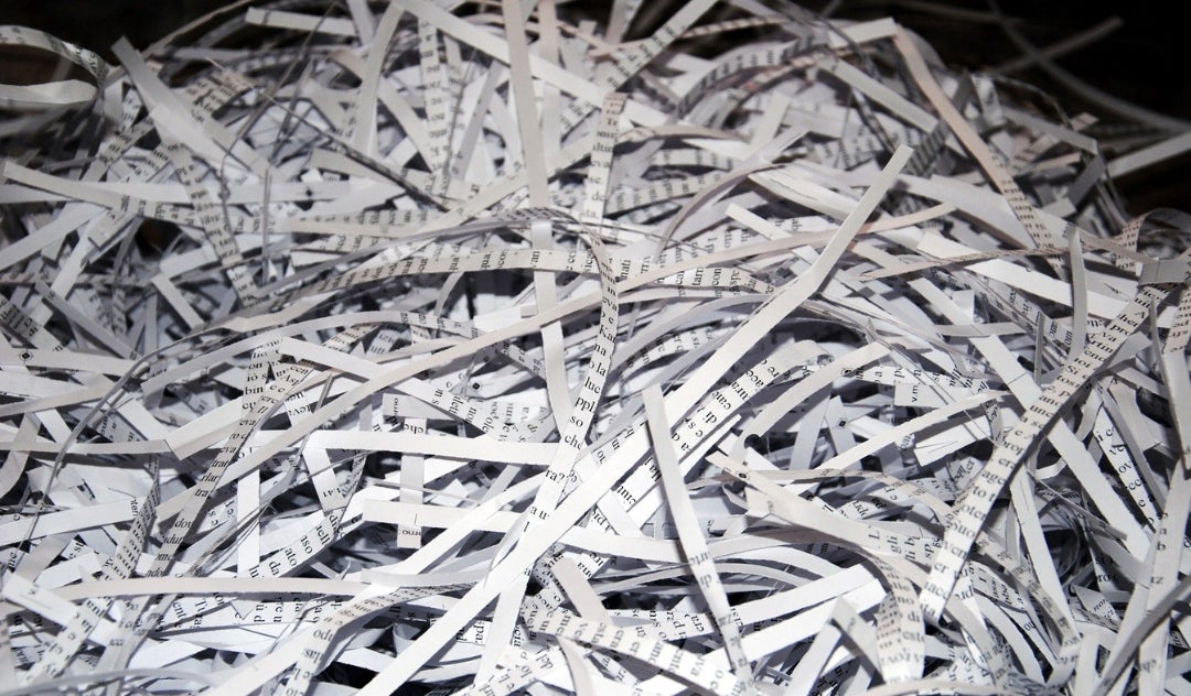 Shredded paper, Rice University Sociology RARWE Workgroup