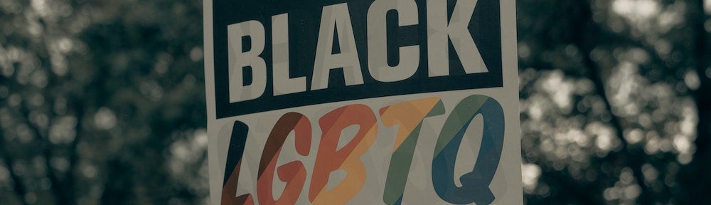 Black LGBTQ Lives Matter Sign