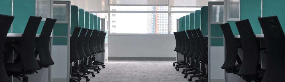 Empty chairs in an office