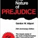 The Nature of Prejudice book cover