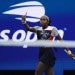 Coco Gauff during her fourth-round match on Sunday