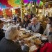 Joe Biden speaks to Los Angeles community members during a visit to Guelaguetza, a Oaxacan restaurant in Koreatown on Dec. 20, 2019.  (Allen J. Schaben/Los Angeles Times)