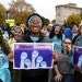 Activists outside the Supreme Court on Monday. Shuran Huang / The New York Times via Redux