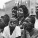 people in harlem listen to malcolm x in 1963