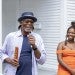 Floyd Newsum speaking into microphone