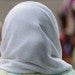 The back of a person wearing a hijab