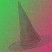Black hat with green and pink background, RARE Workgroup